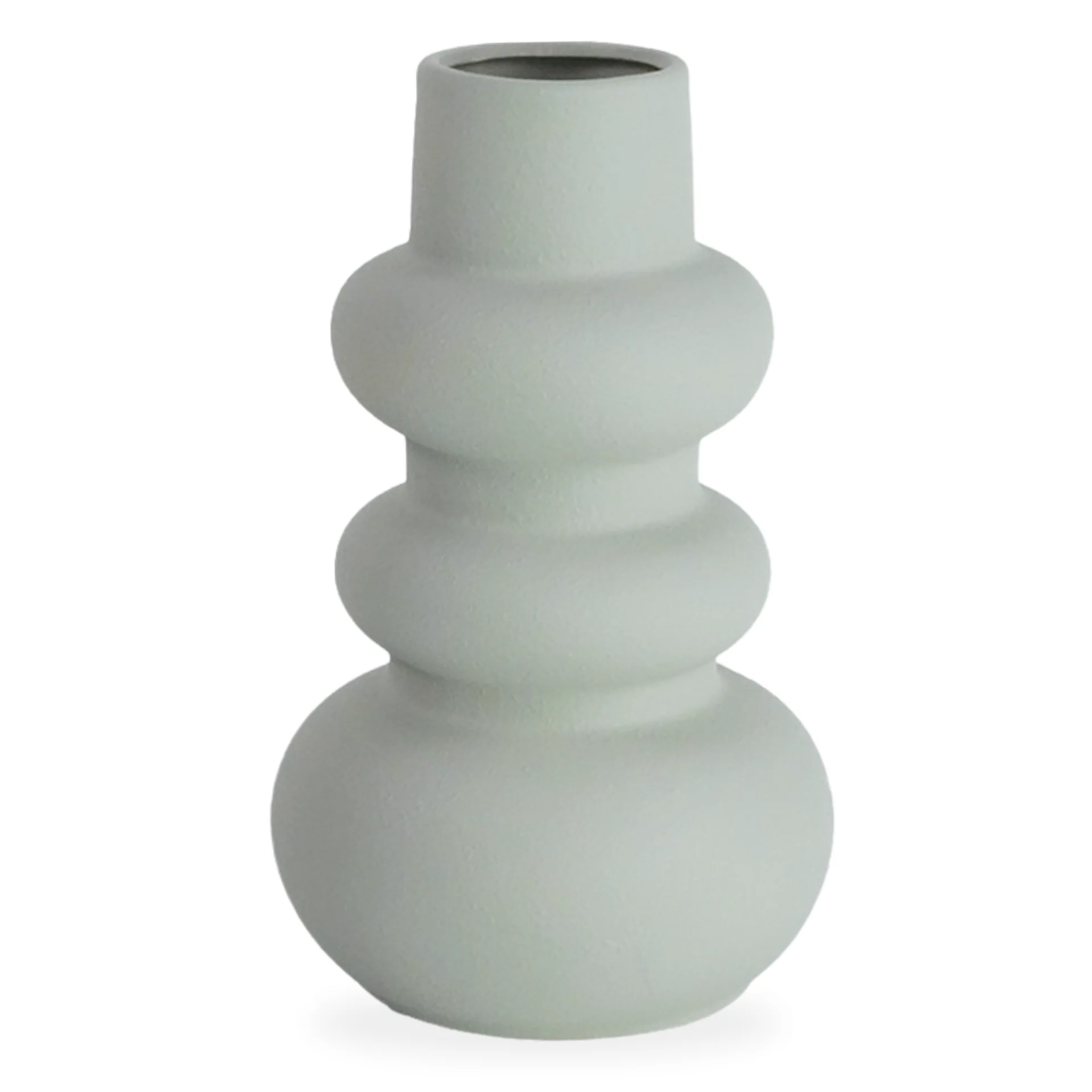 Vaso in ceramica Billie grigio 24 cm