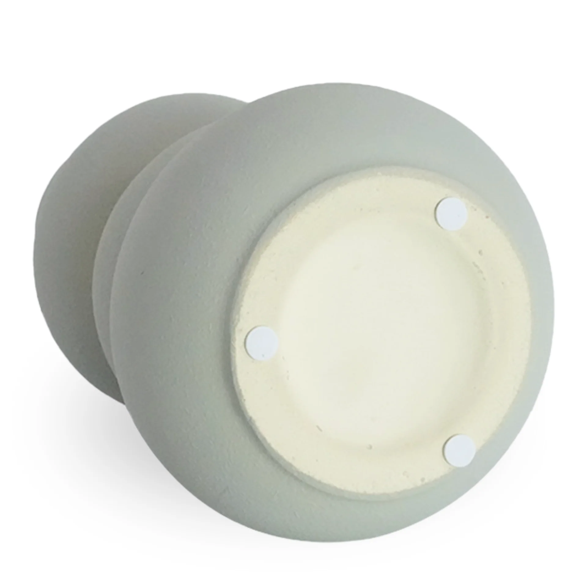 Vaso in ceramica Billie grigio 24 cm - Image 4