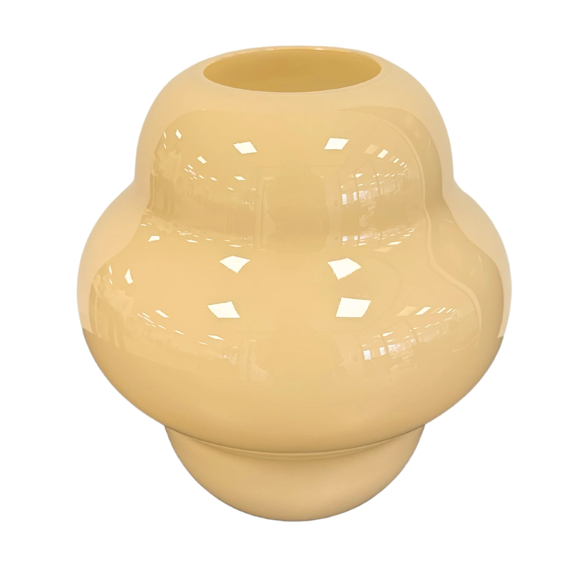 Vaso in vetro Gina giallo 20 cm - Image 2