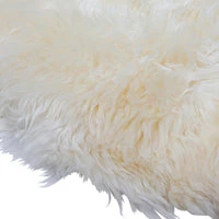Vera pelle di pecora - Bianca 95x65 cm - Image 2