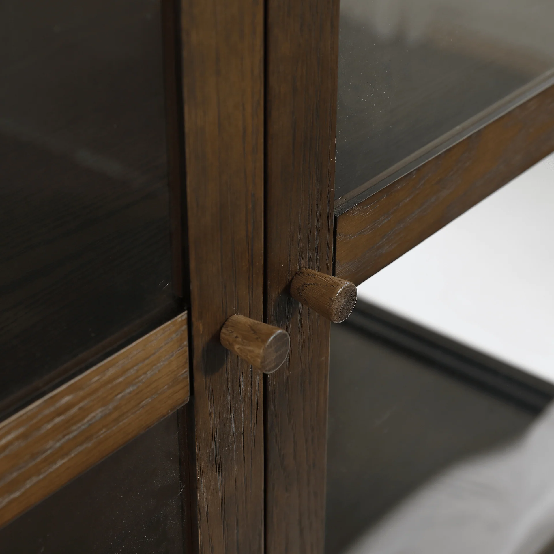 Havana vetrina a 2 ante in rovere fumé - 180x40x100 cm - Image 6
