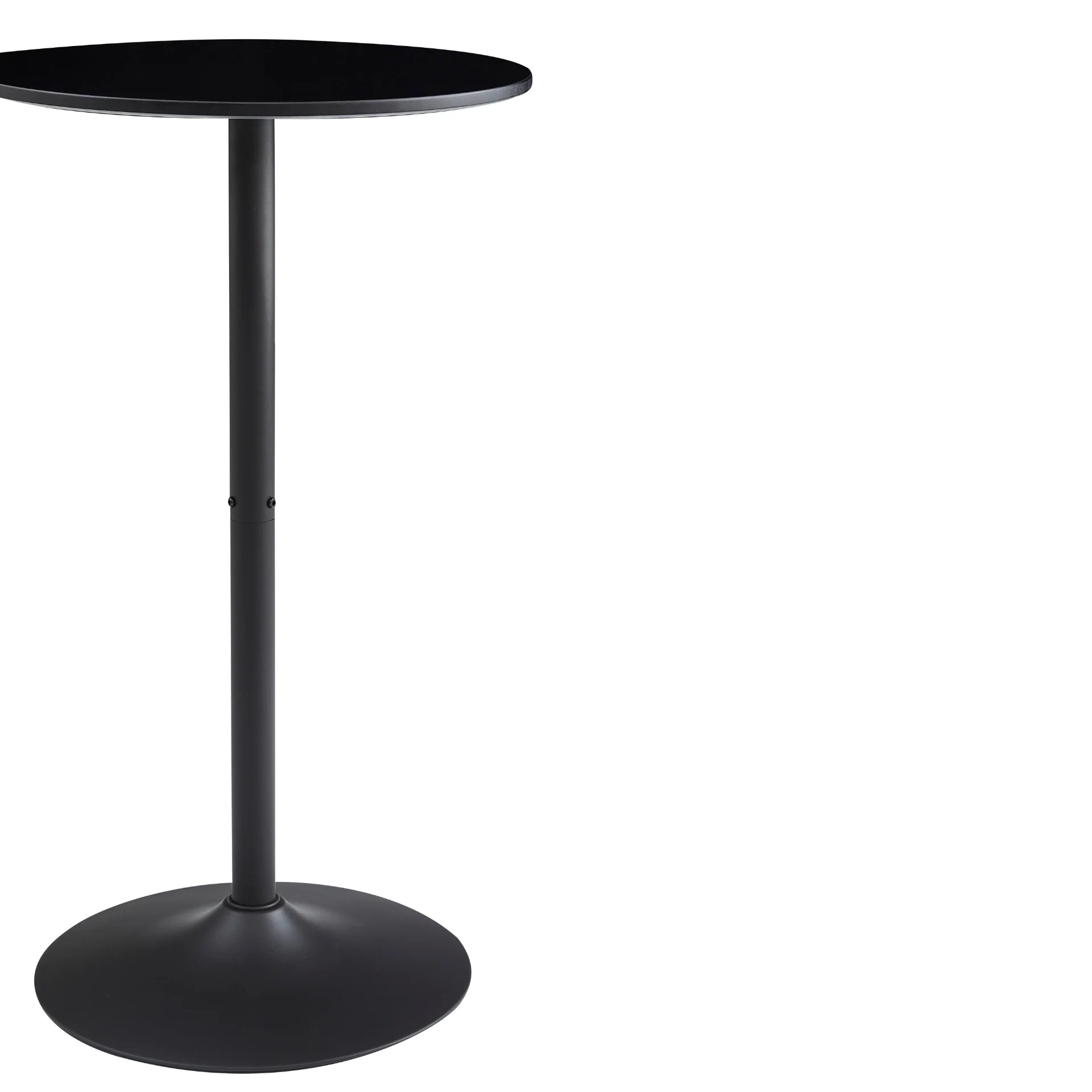 Wilma tavolino rotondo in nero Ø60 cm - Image 5